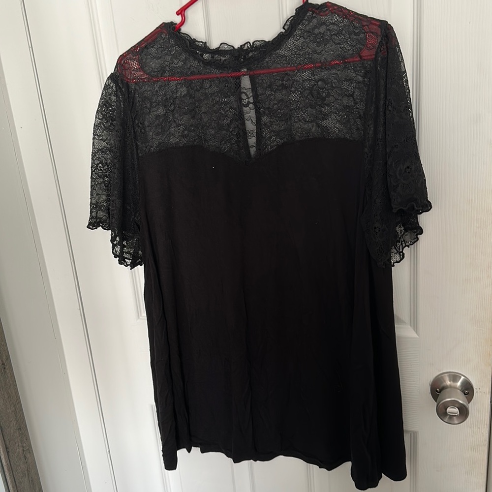 Black Lace Top